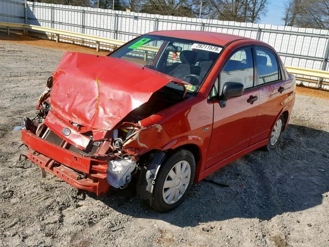 JS2RA41S435153487 - 2003 SUZUKI AERIO S RED photo 2