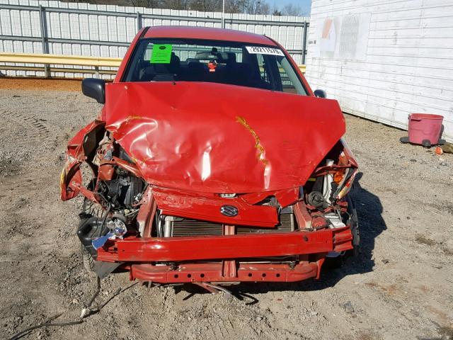 JS2RA41S435153487 - 2003 SUZUKI AERIO S RED photo 9