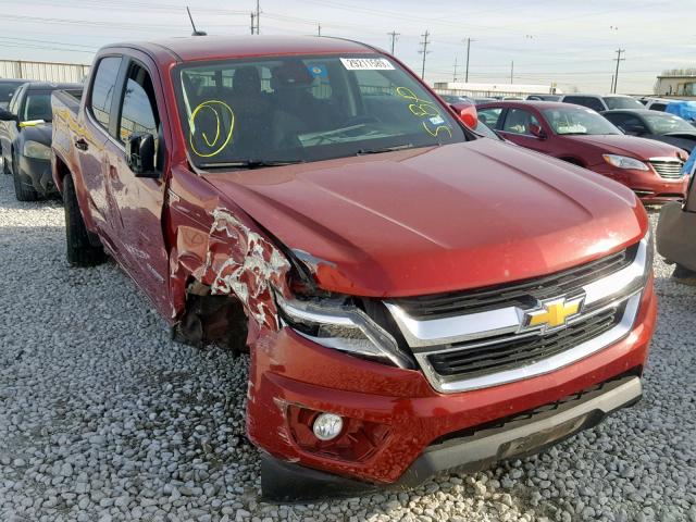 1GCGSCE12H1208494 - 2017 CHEVROLET COLORADO L RED photo 1