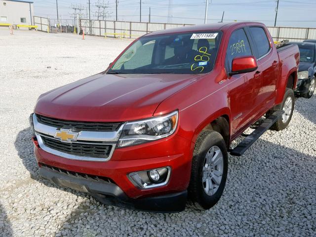 1GCGSCE12H1208494 - 2017 CHEVROLET COLORADO L RED photo 2