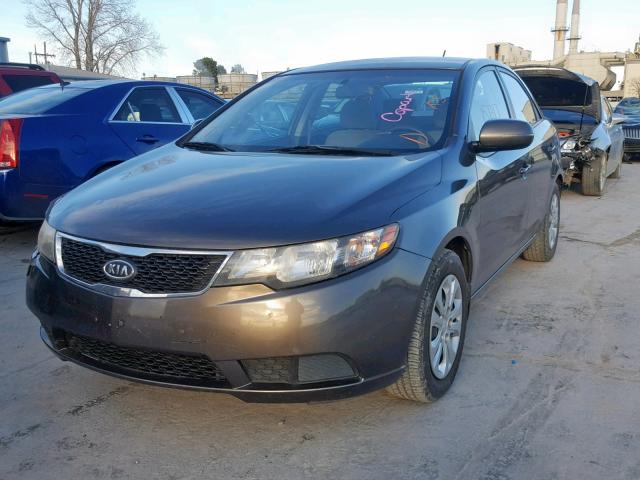 KNAFU4A25B5377125 - 2011 KIA FORTE EX BROWN photo 2