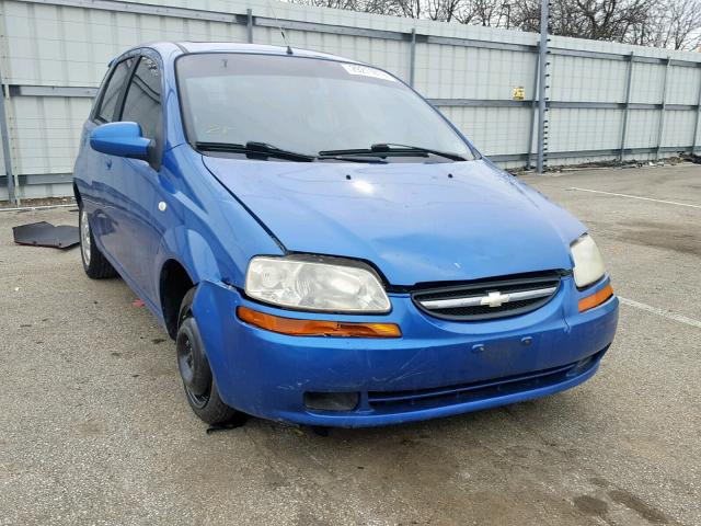 KL1TG62655B383613 - 2005 CHEVROLET AVEO LT BLUE photo 1