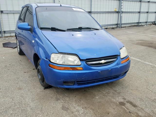 KL1TG62655B383613 - 2005 CHEVROLET AVEO LT BLUE photo 9