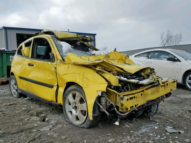 3FAFP31362R207145 - 2002 FORD FOCUS ZX3 YELLOW photo 1