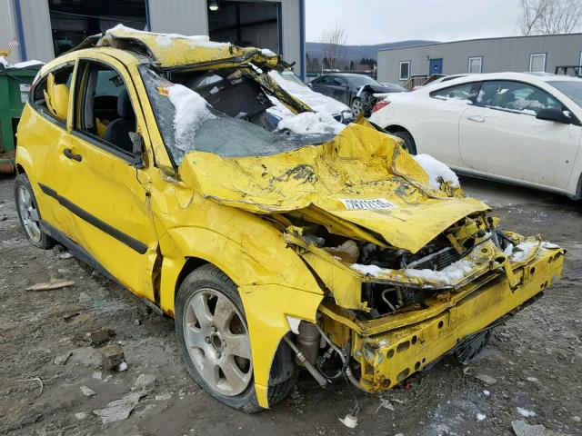 3FAFP31362R207145 - 2002 FORD FOCUS ZX3 YELLOW photo 9