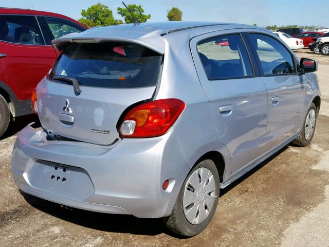 ML32A3HJ7FH034597 - 2015 MITSUBISHI MIRAGE DE SILVER photo 4