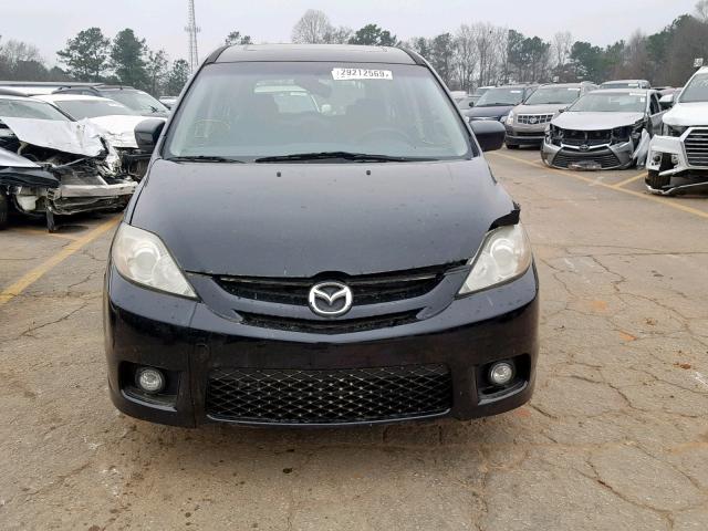 JM1CR293660113648 - 2006 MAZDA 5 BLACK photo 9