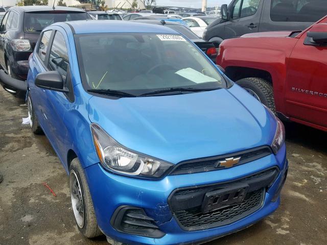 KL8CB6SA4GC605902 - 2016 CHEVROLET SPARK LS BLUE photo 1