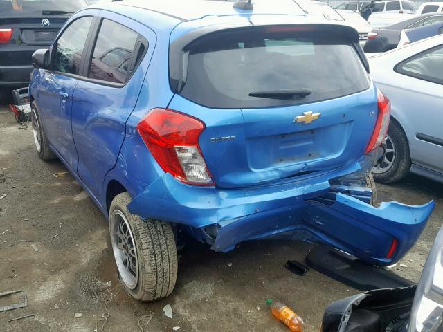 KL8CB6SA4GC605902 - 2016 CHEVROLET SPARK LS BLUE photo 3