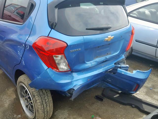 KL8CB6SA4GC605902 - 2016 CHEVROLET SPARK LS BLUE photo 9