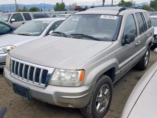 1J4GW58N44C215129 - 2004 JEEP GRAND CHER SILVER photo 2