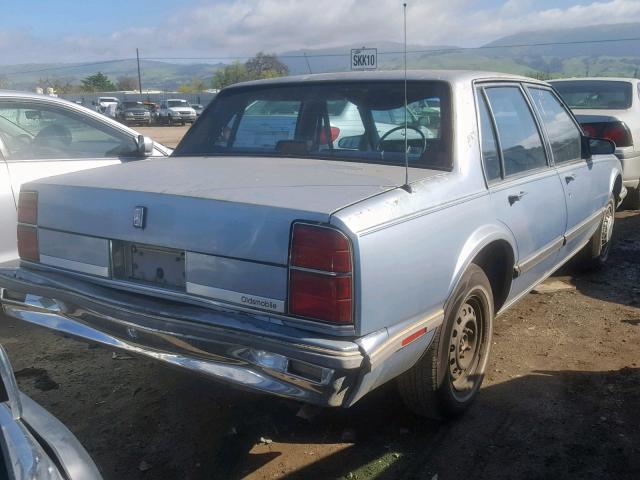 1G3HY54C4KW346047 - 1989 OLDSMOBILE DELTA 88 R BLUE photo 4