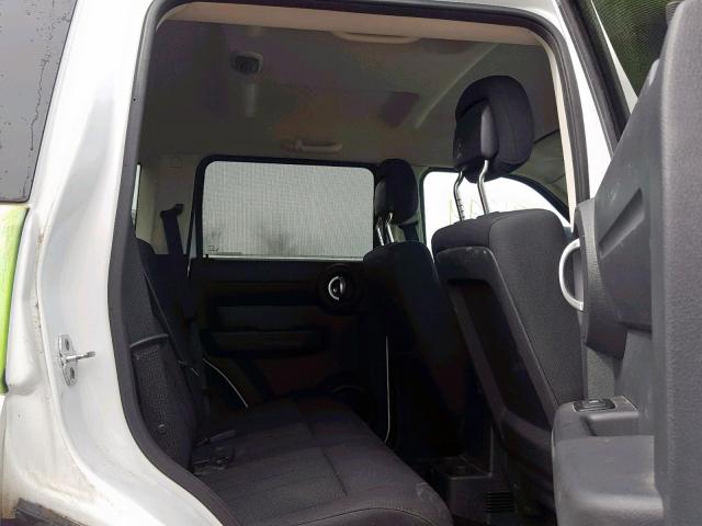 1D4PU4GK8BW597841 - 2011 DODGE NITRO HEAT WHITE photo 6