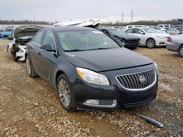 2G4GR5EK6C9175063 - 2012 BUICK REGAL BLACK photo 1