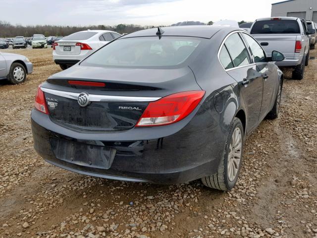 2G4GR5EK6C9175063 - 2012 BUICK REGAL BLACK photo 4