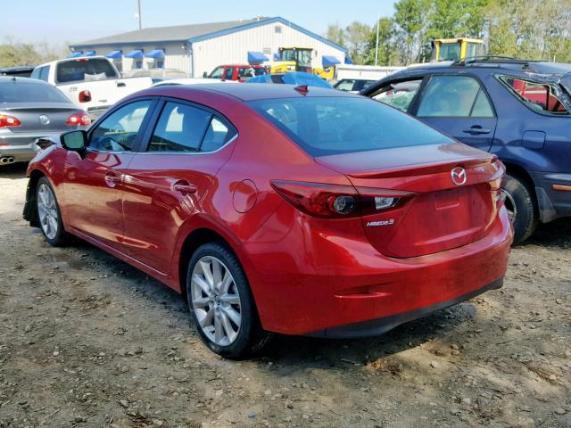 3MZBN1V75HM113387 - 2017 MAZDA 3 TOURING RED photo 3