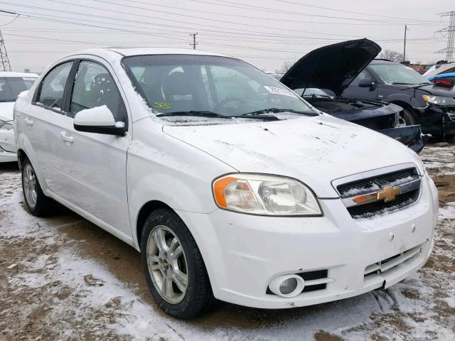 KL1TG5DE6BB129287 - 2011 CHEVROLET AVEO LT WHITE photo 1