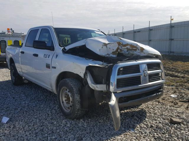 3D7TP2CT4AG186560 - 2010 DODGE RAM 2500 WHITE photo 9