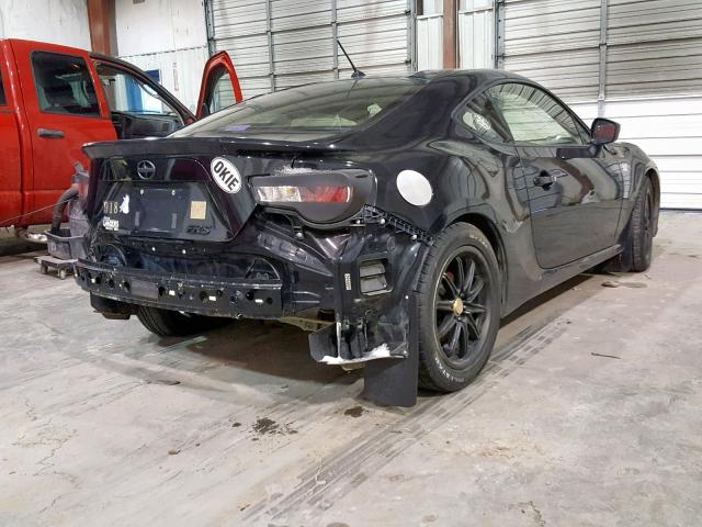 JF1ZNAA10D2729993 - 2013 TOYOTA SCION FR-S BLACK photo 4