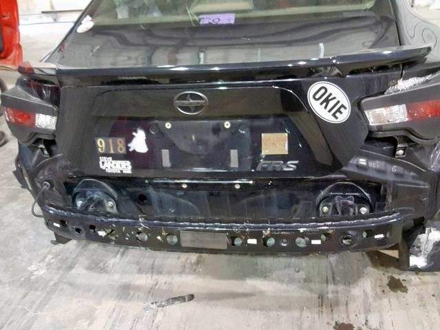 JF1ZNAA10D2729993 - 2013 TOYOTA SCION FR-S BLACK photo 9