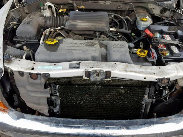 1B7GL2AN01S190206 - 2001 DODGE DAKOTA QUA SILVER photo 7