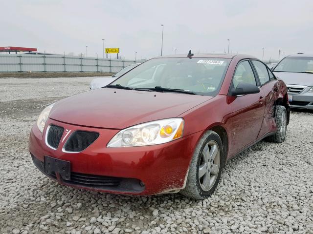 1G2ZH57N084159849 - 2008 PONTIAC G6 GT MAROON photo 2