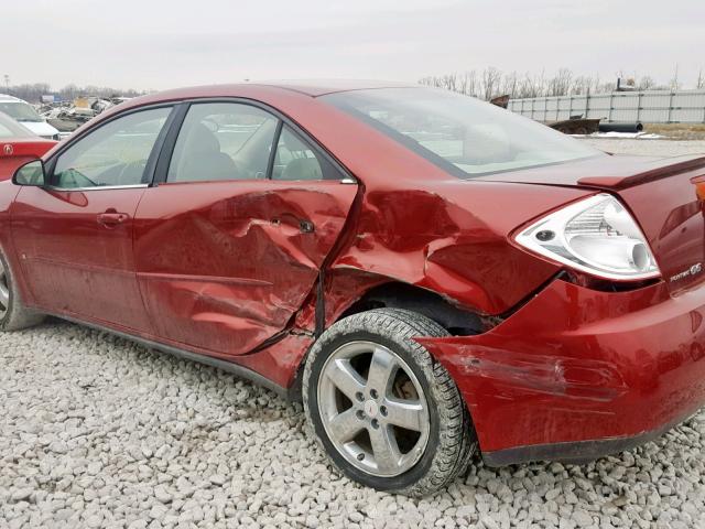 1G2ZH57N084159849 - 2008 PONTIAC G6 GT MAROON photo 9