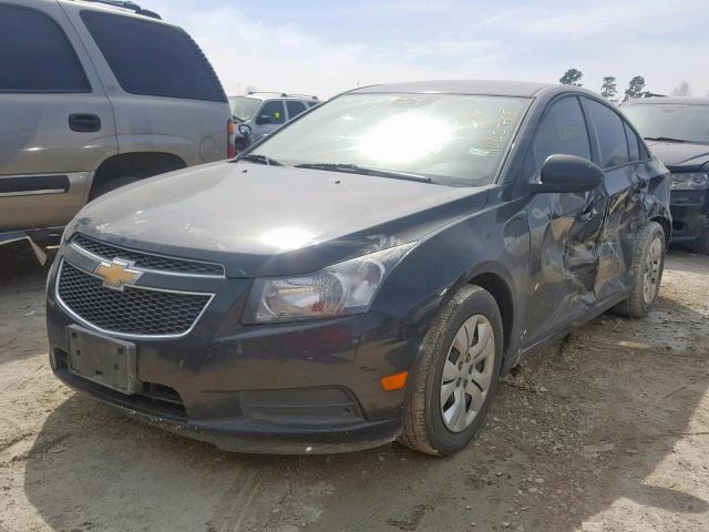 1G1PA5SH9E7246015 - 2014 CHEVROLET CRUZE LS CHARCOAL photo 2