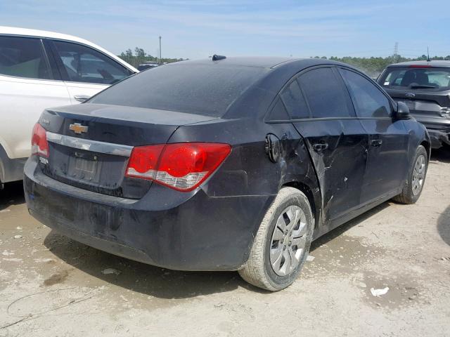 1G1PA5SH9E7246015 - 2014 CHEVROLET CRUZE LS CHARCOAL photo 4