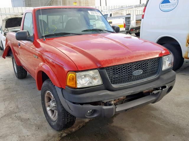 1FTYR10U33PB62640 - 2003 FORD RANGER RED photo 1