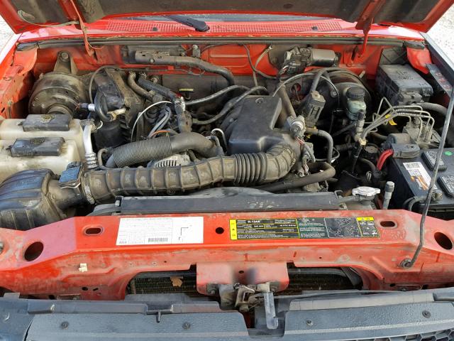 1FTYR10U33PB62640 - 2003 FORD RANGER RED photo 7