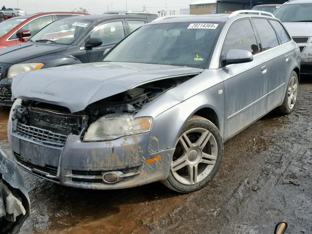 WAUKF78E07A118874 - 2007 AUDI A4 2.0T AV SILVER photo 2