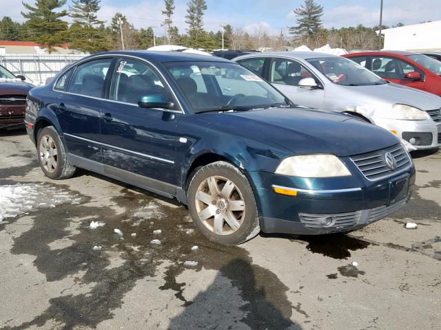 WVWRH63B01E158424 - 2001 VOLKSWAGEN PASSAT GLX 绿色 照片 1