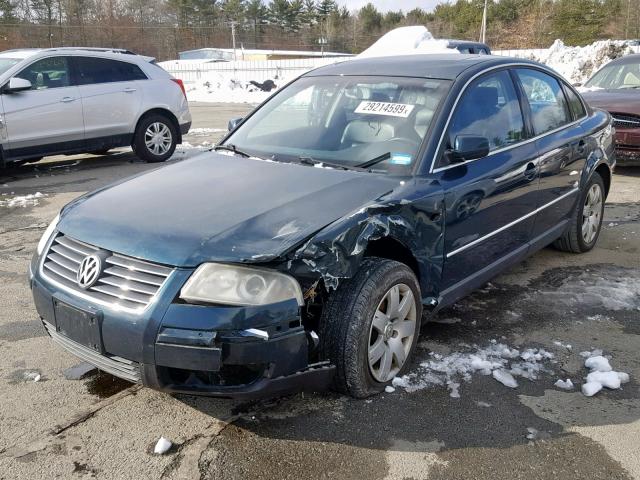 WVWRH63B01E158424 - 2001 VOLKSWAGEN PASSAT GLX 绿色 照片 2