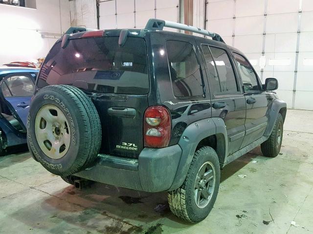 1J4GL38K35W563538 - 2005 JEEP LIBERTY RE BLACK photo 4