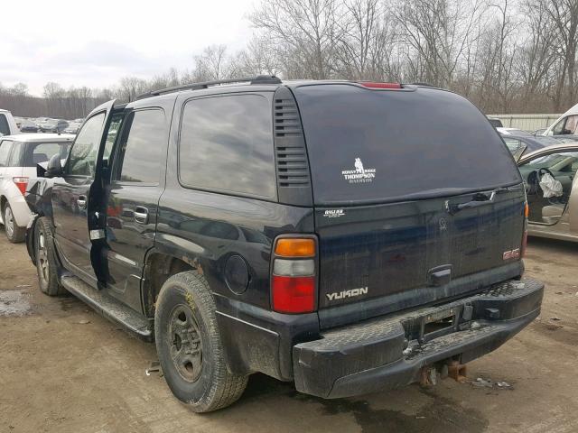 1GKEK63U65J208018 - 2005 GMC YUKON DENA BLACK photo 3