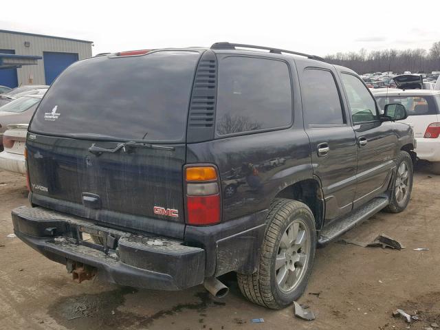 1GKEK63U65J208018 - 2005 GMC YUKON DENA BLACK photo 4