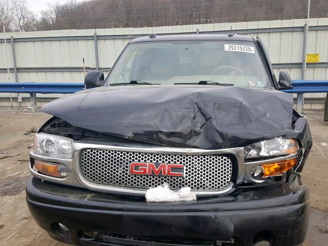 1GKEK63U65J208018 - 2005 GMC YUKON DENA BLACK photo 7