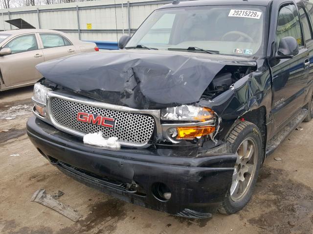 1GKEK63U65J208018 - 2005 GMC YUKON DENA BLACK photo 9