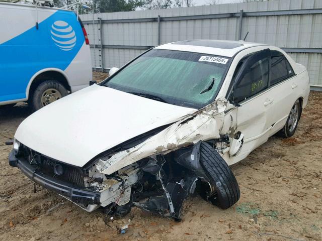 JHMCN36487C000541 - 2007 HONDA ACCORD HYB WHITE photo 2