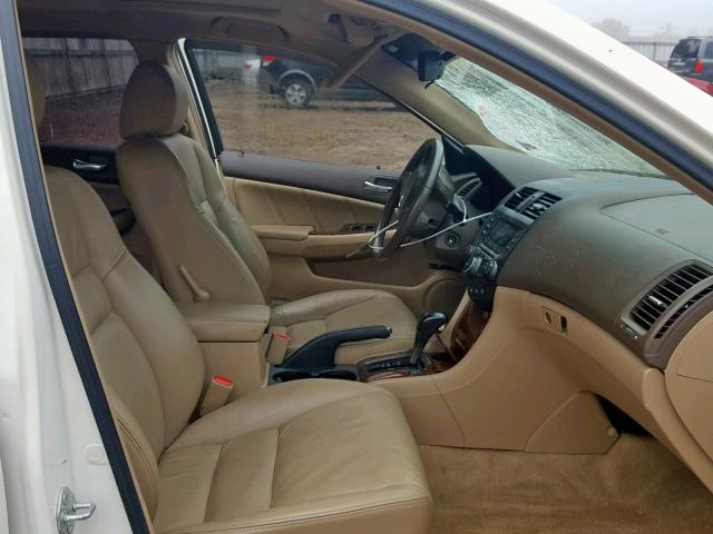 JHMCN36487C000541 - 2007 HONDA ACCORD HYB WHITE photo 5