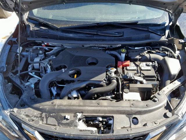 3N1CB7AP2HY373041 - 2017 NISSAN SENTRA SR GRAY photo 7