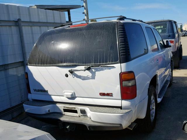 1GKEK63U12J228446 - 2002 GMC DENALI WHITE photo 4