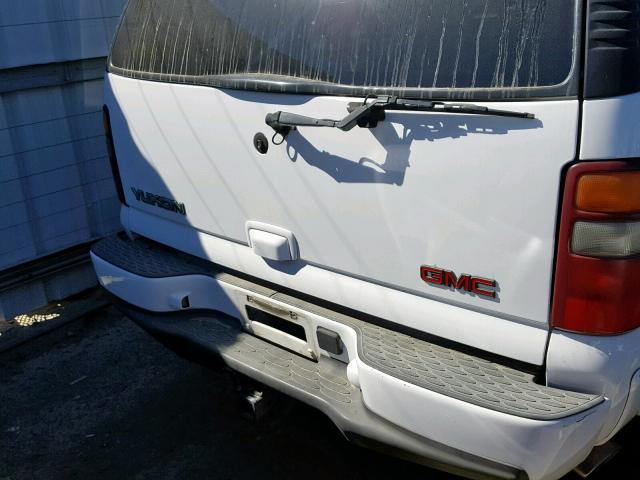 1GKEK63U12J228446 - 2002 GMC DENALI WHITE photo 9