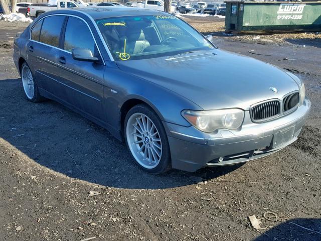 WBAGN63432DR06315 - 2002 BMW 745 LI GRAY photo 1