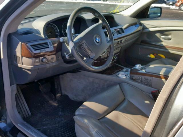 WBAGN63432DR06315 - 2002 BMW 745 LI GRAY photo 9