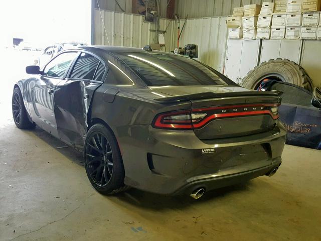 2C3CDXL97FH773559 - 2015 DODGE CHARGER SR GRAY photo 3