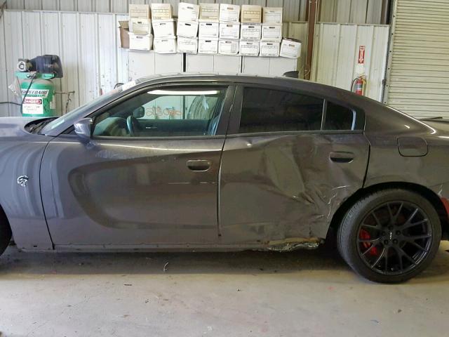 2C3CDXL97FH773559 - 2015 DODGE CHARGER SR GRAY photo 9