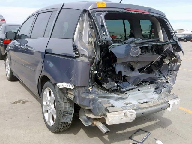 JM1CR293780314526 - 2008 MAZDA 5 GRAY photo 3