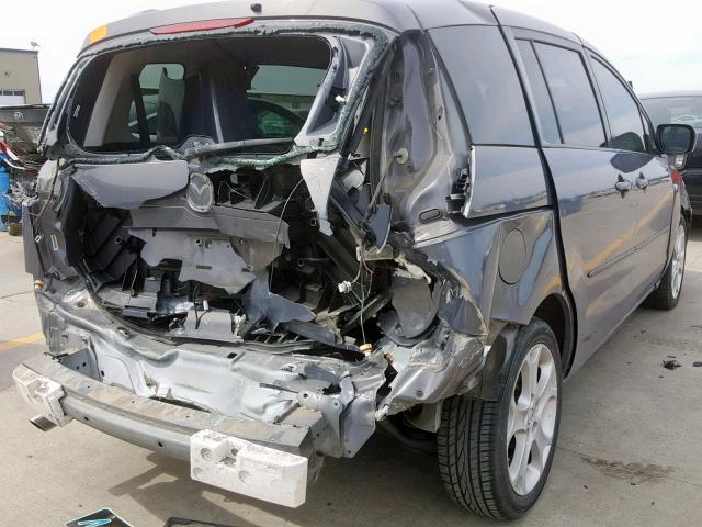 JM1CR293780314526 - 2008 MAZDA 5 GRAY photo 4